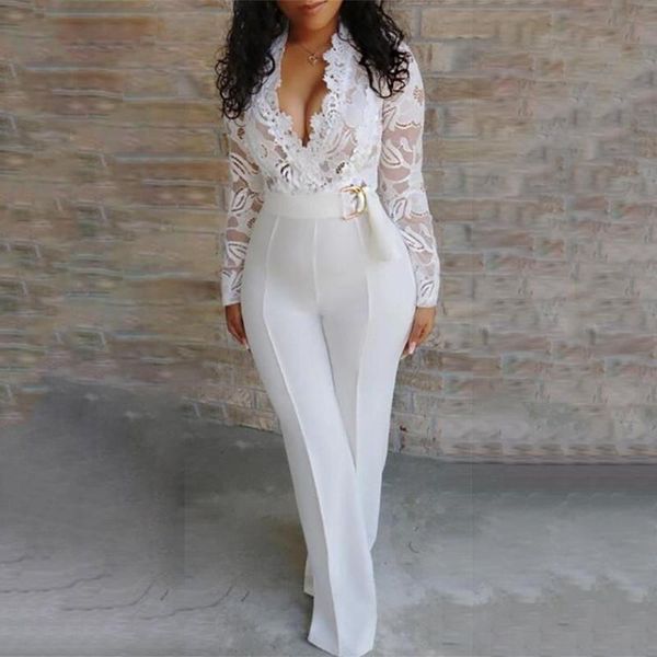 women's jumpsuits & rompers jumpsuit long sleeve slim solid color autumn 2021 deep v-neck lace long-sleeved hollow women, Black;white
women's jumpsuits & rompers jumpsuit long sleeve slim solid color autumn 2021 deep v-neck lace long-sleeved hollow women, Black;white
