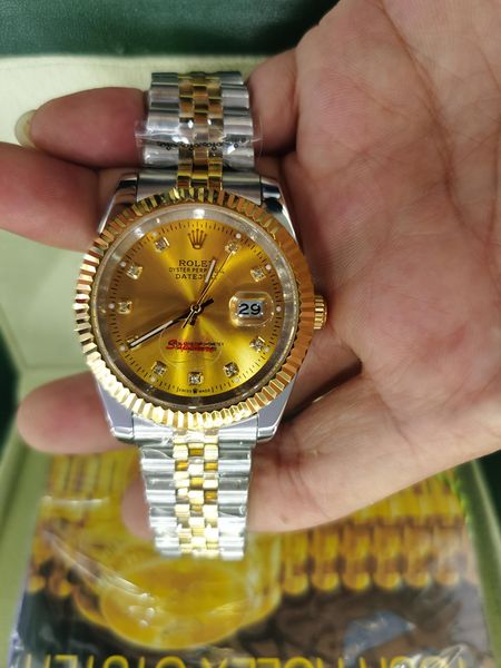 with original box men's mechanical watches automatic 2813 gold steel men 126333 bezel 116333 watch sapphire jubilee bracelet 126303 wri, Slivery;brown
with original box men's mechanical watches automatic 2813 gold steel men 126333 bezel 116333 watch sapphire jubilee bracelet 126303 wri, Slivery;brown