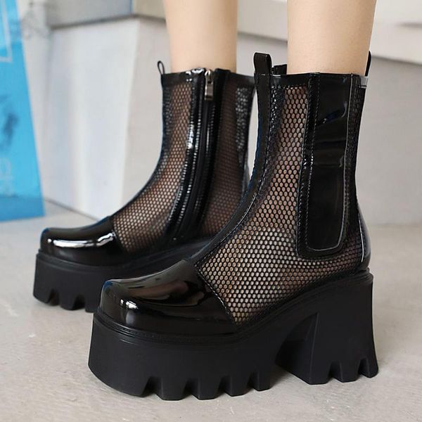 boots bonjomarisa plush size 44 female solid zipper platform ankle women high heel thick bottom quality spring shoes woman, Black
boots bonjomarisa plush size 44 female solid zipper platform ankle women high heel thick bottom quality spring shoes woman, Black