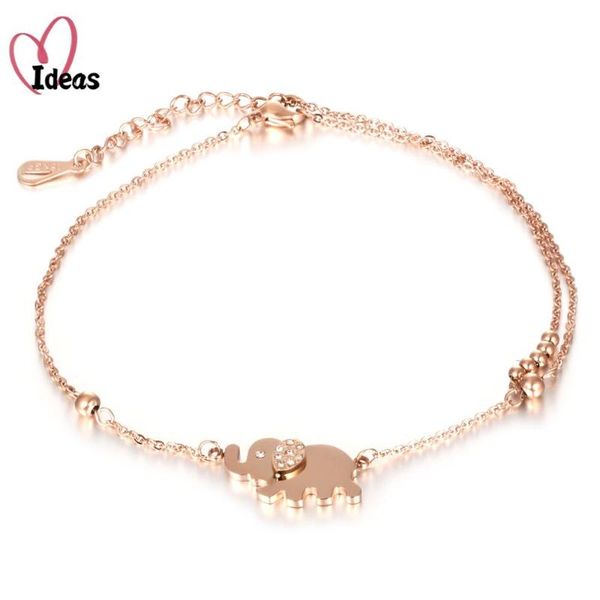 anklets animal elephant cz cubic zirconia rose gold color classic stainless steel women ankle jewelry bracelets christmas gift, Red;blue
anklets animal elephant cz cubic zirconia rose gold color classic stainless steel women ankle jewelry bracelets christmas gift, Red;blue