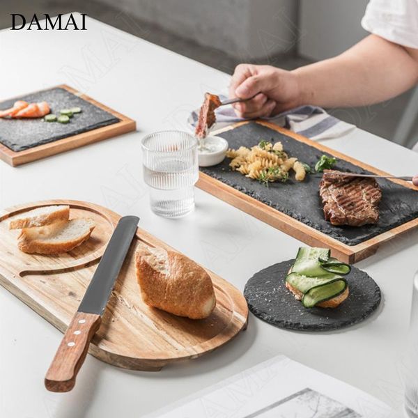dishes & plates creativity wooden diner plate japanese modern slate sushi sashimi barbecue dish western steak home kitchenware tray
dishes & plates creativity wooden diner plate japanese modern slate sushi sashimi barbecue dish western steak home kitchenware tray
