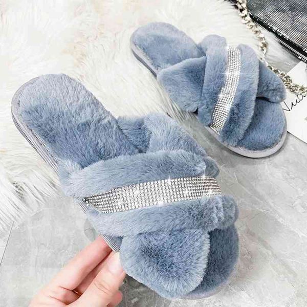 winter new rhinestone house women fur slippers bedroom warm faux fur ladies flat shoes slip-on indoor women plush slippers y0406, Black
winter new rhinestone house women fur slippers bedroom warm faux fur ladies flat shoes slip-on indoor women plush slippers y0406, Black