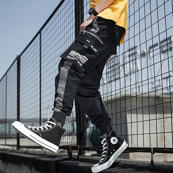men's pants streetwear joggers men spring autumn fashion sweatpants casual slim ankle-length trousers women's, Black
men's pants streetwear joggers men spring autumn fashion sweatpants casual slim ankle-length trousers women's, Black