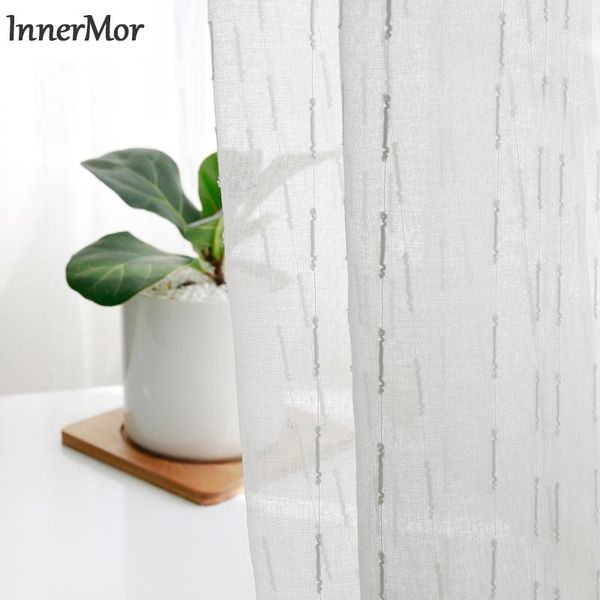 innermor white jacquard curtain for living room striped tulle bedroom voile faux linen sheer window kitchen customized & drapes
innermor white jacquard curtain for living room striped tulle bedroom voile faux linen sheer window kitchen customized & drapes