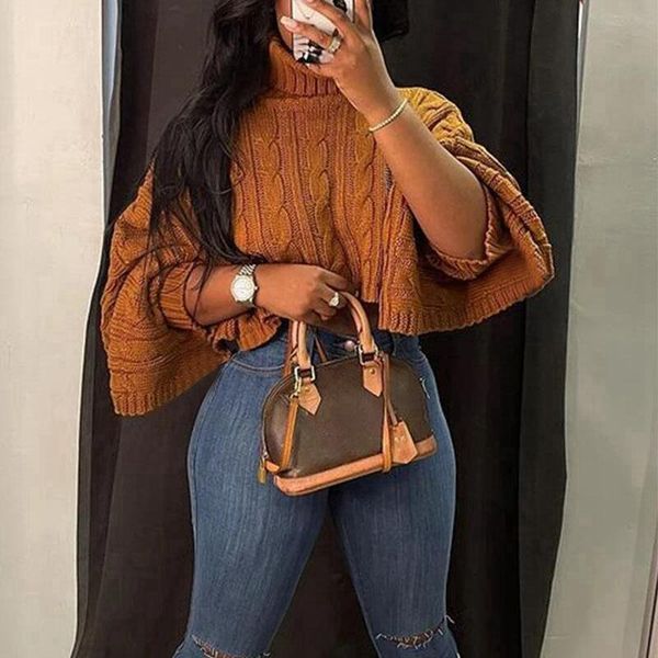 women's sweaters vintage oversized knitted sweater women pullover turtleneck long sleeve winter clothes christmas brown white cropped, White;black
women's sweaters vintage oversized knitted sweater women pullover turtleneck long sleeve winter clothes christmas brown white cropped, White;black