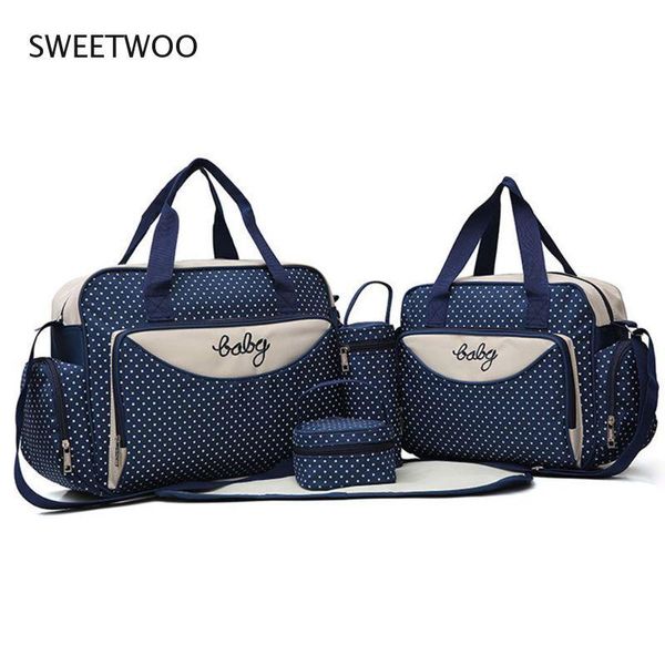 duffel bags 5pcs/set multifuntional one shoulder diaper bag tote large-capacity dot mummy maternity travel handbag bottle holder
duffel bags 5pcs/set multifuntional one shoulder diaper bag tote large-capacity dot mummy maternity travel handbag bottle holder