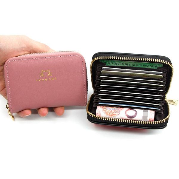 card holders fashion animal cat credit bag holder organ pu leather business wallet case organizer zipper women purse, Brown;gray
card holders fashion animal cat credit bag holder organ pu leather business wallet case organizer zipper women purse, Brown;gray