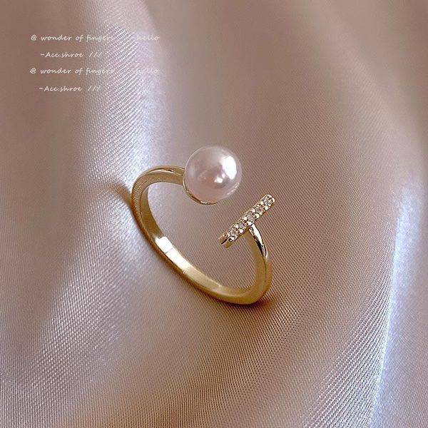 cluster rings korean fashion t-shaped pearl opening for woman gothic gold jewelry party girl's finger accessories student set gift, Golden;silver
cluster rings korean fashion t-shaped pearl opening for woman gothic gold jewelry party girl's finger accessories student set gift, Golden;silver