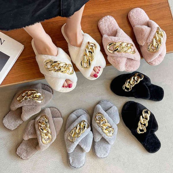 2021 winter women home fur slippers fashion chain decoration open to ladi bedroom girls psh sho, Black
2021 winter women home fur slippers fashion chain decoration open to ladi bedroom girls psh sho, Black