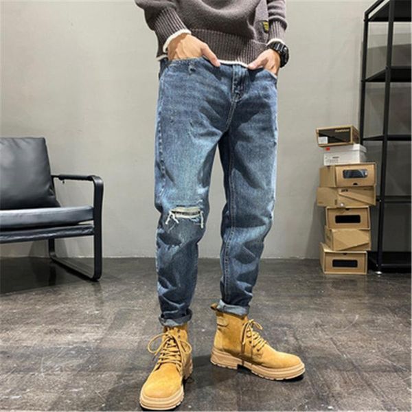 baggy denim pants jeans solid hip hop hole trousers outwear streetwear slim fit vintage pencil men's, Blue
baggy denim pants jeans solid hip hop hole trousers outwear streetwear slim fit vintage pencil men's, Blue