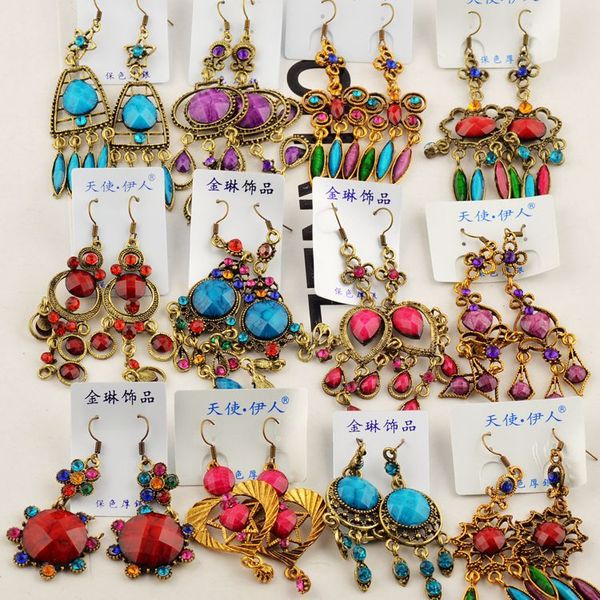 wholesale mixed 20 pair/ lot women dangle earrings fashion bohe brincos vintage clearance wholesale tassel dangle drop earrings, Golden;silver
wholesale mixed 20 pair/ lot women dangle earrings fashion bohe brincos vintage clearance wholesale tassel dangle drop earrings, Golden;silver