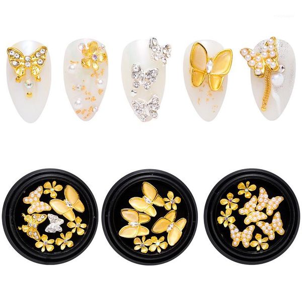 nail art 6styles butterfly flower zircon alloy 3d decorations shiny diamond jewelry manicure design accessories1, Silver;gold
nail art 6styles butterfly flower zircon alloy 3d decorations shiny diamond jewelry manicure design accessories1, Silver;gold