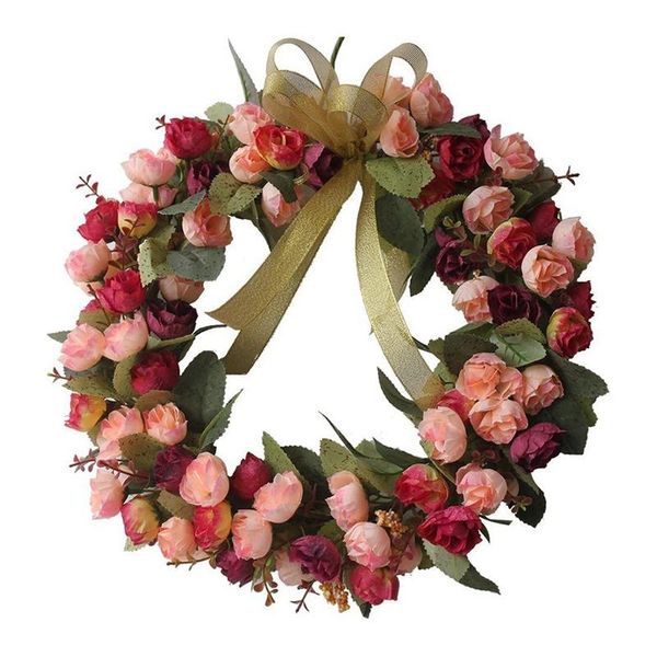 artificial rose flower wreath with green leaf, for front door wall window wedding party farmhouse garden home decor decorative flowers & wre
artificial rose flower wreath with green leaf, for front door wall window wedding party farmhouse garden home decor decorative flowers & wre
