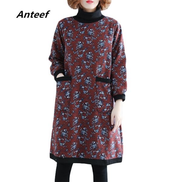 cotton plus size vintage floral for women casual loose midi autumn winter dress elegant clothes ladies dresses 210517, Black;gray
cotton plus size vintage floral for women casual loose midi autumn winter dress elegant clothes ladies dresses 210517, Black;gray