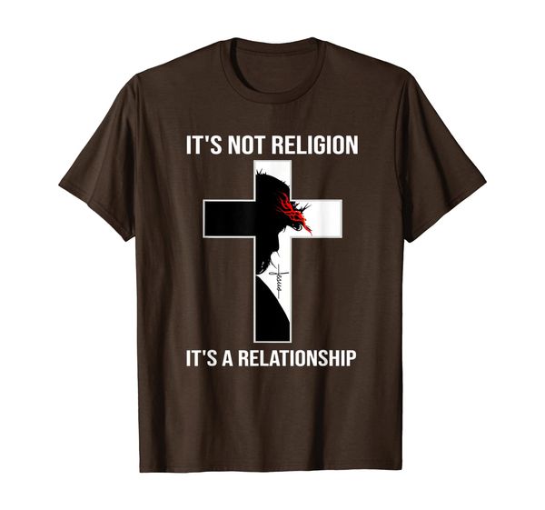 Not Religion a Relationship - Jesus T Shirt, Mainly pictures