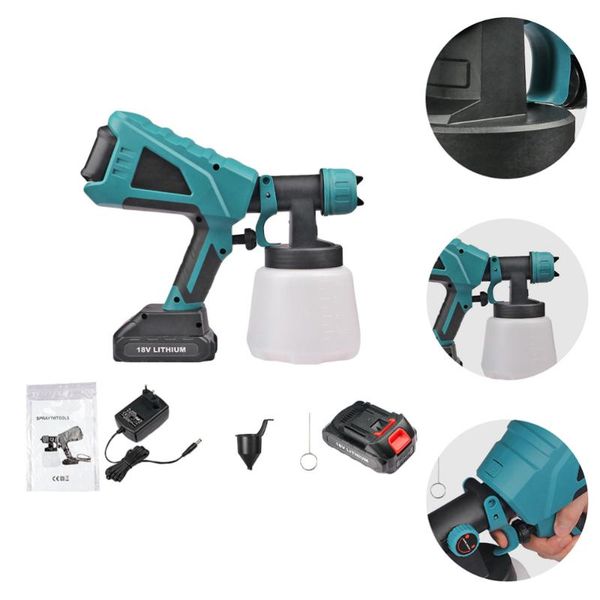 professional spray guns 1 set electric paint sprayer large capacity wireless for home us plug
professional spray guns 1 set electric paint sprayer large capacity wireless for home us plug