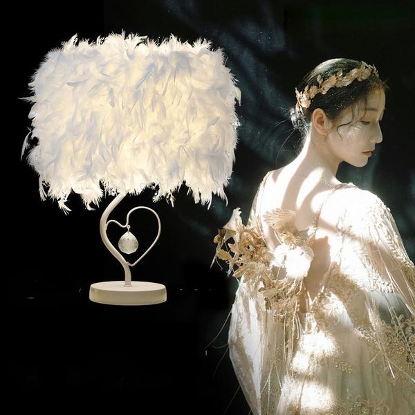 table lamps fashion creative wedding decoration simple small lamp crystal feather birthday bedroom bedside lb030217
table lamps fashion creative wedding decoration simple small lamp crystal feather birthday bedroom bedside lb030217
