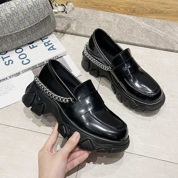 dress shoes women's single fall mid-heel platform lolita mary jane fashion chain sweet designer casual women, Black
dress shoes women's single fall mid-heel platform lolita mary jane fashion chain sweet designer casual women, Black