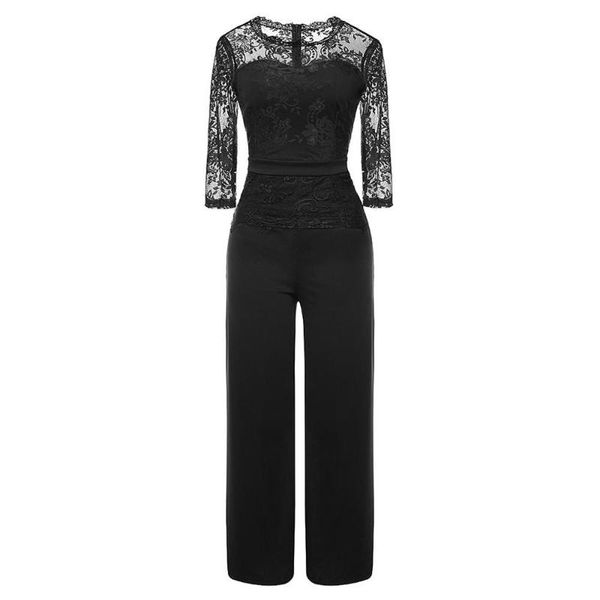 women's jumpsuits & rompers women elegant evening fashion lace jumpers european and american style for lady, Black;white
women's jumpsuits & rompers women elegant evening fashion lace jumpers european and american style for lady, Black;white