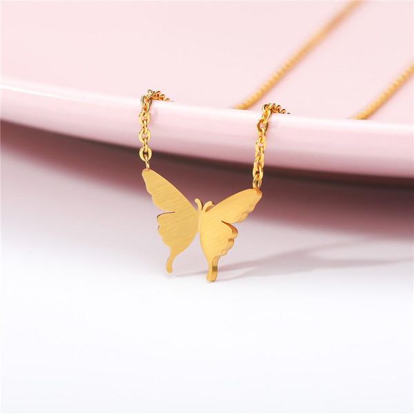 pendant necklaces 1pc 2021 lovely gold silver color butterfly necklace for women simple insect long party love gifts
pendant necklaces 1pc 2021 lovely gold silver color butterfly necklace for women simple insect long party love gifts