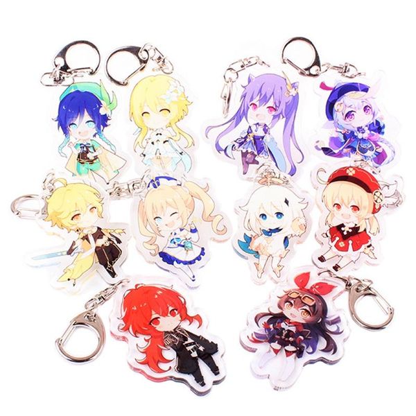 keychains genshin impact zhongli diluc keychain cosplay cute game character venti paimon tartaglia mona acrylic key chain pendant keyring, Silver
keychains genshin impact zhongli diluc keychain cosplay cute game character venti paimon tartaglia mona acrylic key chain pendant keyring, Silver