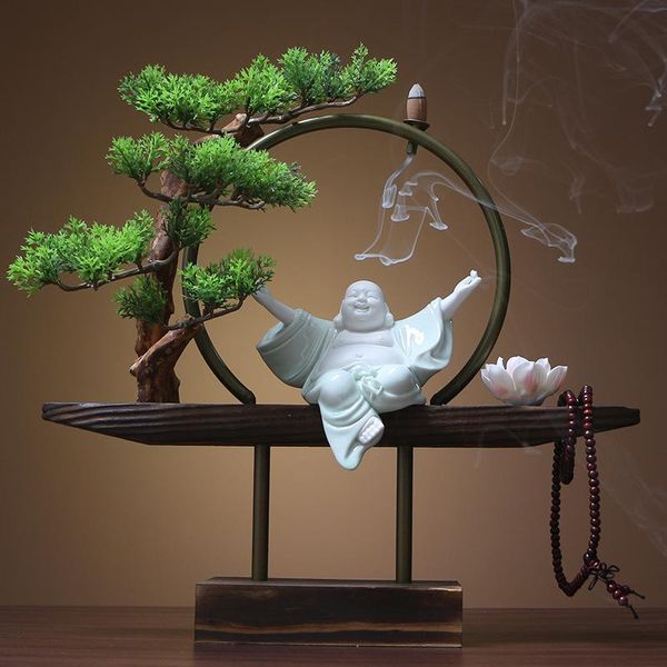 fragrance lamps laughing buddha backflow incense burner ceramic lotus welcoming pine zen stick holder creative living room porch decor
fragrance lamps laughing buddha backflow incense burner ceramic lotus welcoming pine zen stick holder creative living room porch decor