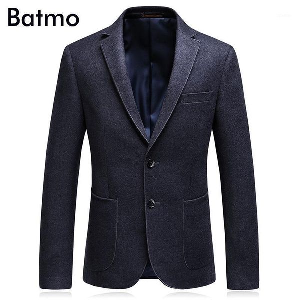 men's suits & blazers batmo 2021 arrival wool dark gray wedding dress,casual suit men,men's business blazer,plus-size a01, White;black
men's suits & blazers batmo 2021 arrival wool dark gray wedding dress,casual suit men,men's business blazer,plus-size a01, White;black