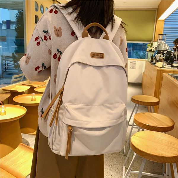 backpack waterproof women japanese korean mochilas para hombre solid color plecak damski junior high school student schoolbag
backpack waterproof women japanese korean mochilas para hombre solid color plecak damski junior high school student schoolbag