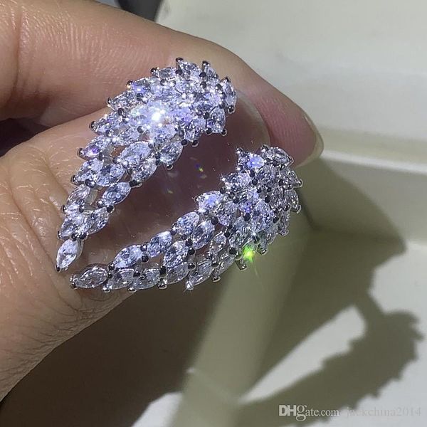 2021 sell jewelry wedding rings sparkling women's fashion 925 sterling silver marquise cut white z cz diamond gemstones angle wing ring, Slivery;golden
2021 sell jewelry wedding rings sparkling women's fashion 925 sterling silver marquise cut white z cz diamond gemstones angle wing ring, Slivery;golden
