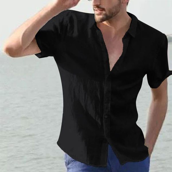 men's casual shirts shirt solid color cotton linen comfortable lapel cardigan short sleeve holiday summer plus size, White;black
men's casual shirts shirt solid color cotton linen comfortable lapel cardigan short sleeve holiday summer plus size, White;black