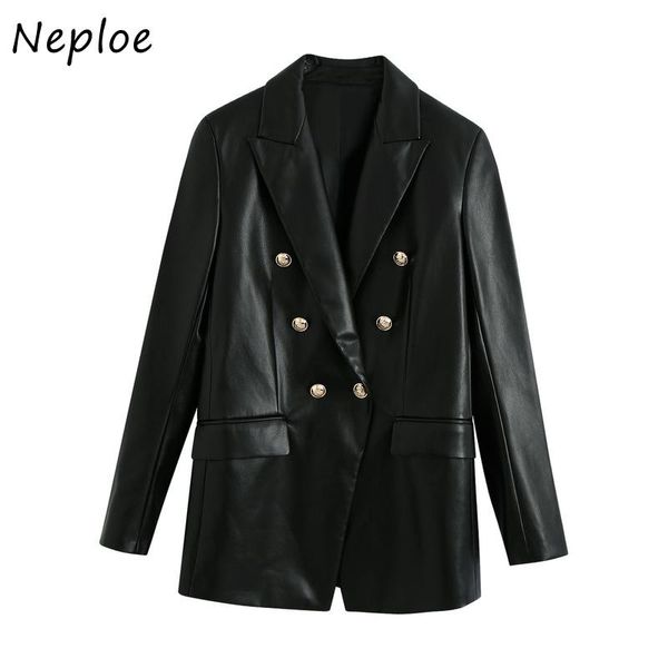 women's suits & blazers neploe autumn office lady style women double-breasted long seeve fashion casual coats leather suit jacket femal, White;black
women's suits & blazers neploe autumn office lady style women double-breasted long seeve fashion casual coats leather suit jacket femal, White;black