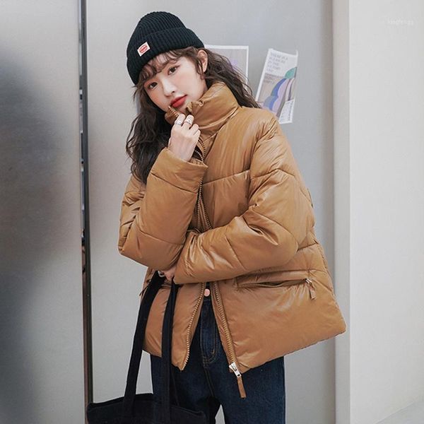 women's down & parkas real s style lightweight cotton-padded jacket women winter 2021 korean loose stand-up collar cotton, Black
women's down & parkas real s style lightweight cotton-padded jacket women winter 2021 korean loose stand-up collar cotton, Black