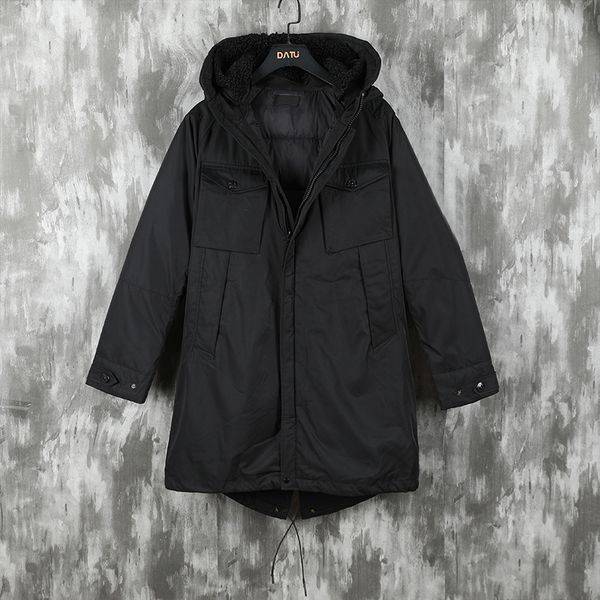 stone pirate 21fw winter medium and long down jacket functional style multi pocket design plush hat warm men's coat, Black
stone pirate 21fw winter medium and long down jacket functional style multi pocket design plush hat warm men's coat, Black
