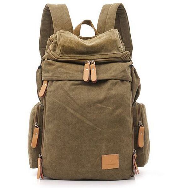 canvas fashion men backpack canvas male school bag travel backpack rucksack, Black;red
canvas fashion men backpack canvas male school bag travel backpack rucksack, Black;red