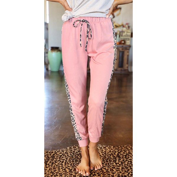women fashion sweatpants pink casual leopard patchwork drawstring elastic long pants female vintage loose trousers autumn 210412, Black;white
women fashion sweatpants pink casual leopard patchwork drawstring elastic long pants female vintage loose trousers autumn 210412, Black;white