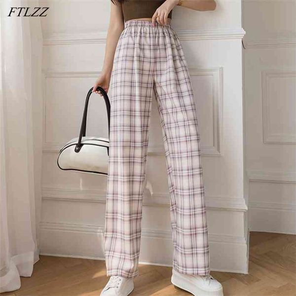 spring summer arrival women casual loose long pants ladies plaid high waist wide leg home style 210430, Black;white
spring summer arrival women casual loose long pants ladies plaid high waist wide leg home style 210430, Black;white