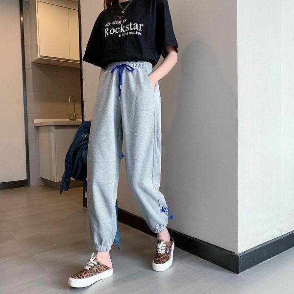 sports pants female street leisure harajuku harem 2021 autumn women sweatpants loose gray black women's & capris, Black;white
sports pants female street leisure harajuku harem 2021 autumn women sweatpants loose gray black women's & capris, Black;white