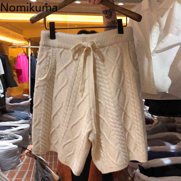 nomikuma autumn winter women knitted shorts lace up high waist sweater bottoms causal korean wide leg short feminimos 6d346 210427, White;black
nomikuma autumn winter women knitted shorts lace up high waist sweater bottoms causal korean wide leg short feminimos 6d346 210427, White;black