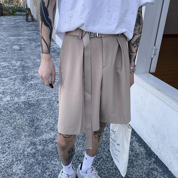 men's shorts summer ribbon design loose drape 5-point trousers versatile casual pants, White;black
men's shorts summer ribbon design loose drape 5-point trousers versatile casual pants, White;black