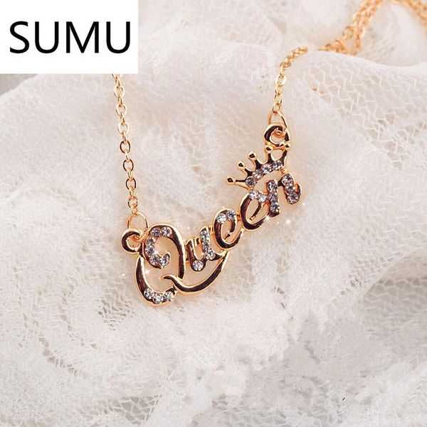 chains fashion luxury gold-color queen crown chain necklace zircon crystal women jewelry birthday present gifts, Silver
chains fashion luxury gold-color queen crown chain necklace zircon crystal women jewelry birthday present gifts, Silver