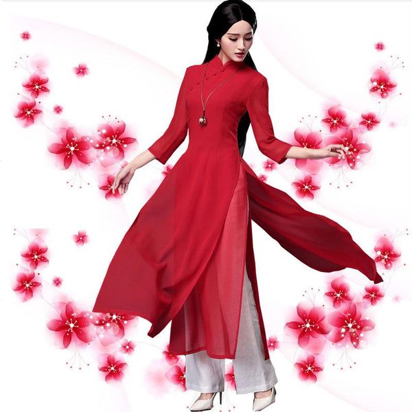 ethnic clothing japanese ao dai three quarter kimonos direct selling polyester women haori 2021 sleeve vietnam aodai cheongsam dress, Red
ethnic clothing japanese ao dai three quarter kimonos direct selling polyester women haori 2021 sleeve vietnam aodai cheongsam dress, Red