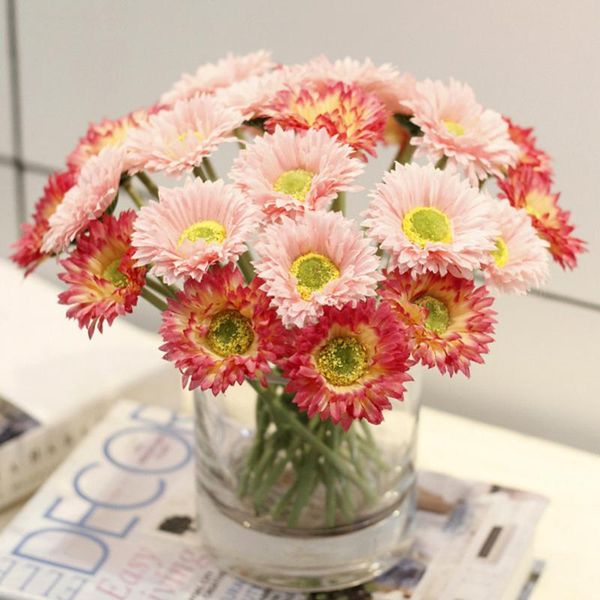 decorative flowers & wreaths 5pc artificial flower silk daisy faux mums chrysanth gerbera for wedding bridal bridesmaid home decor office
decorative flowers & wreaths 5pc artificial flower silk daisy faux mums chrysanth gerbera for wedding bridal bridesmaid home decor office