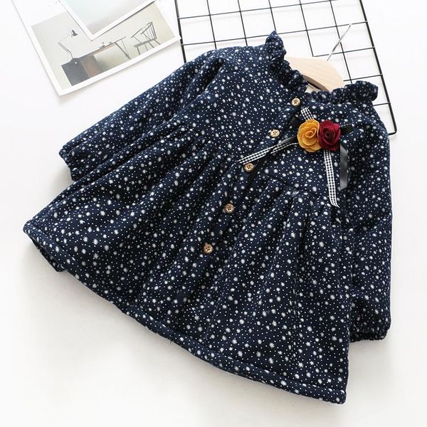 girl's dresses warm autumn winter princess flower printed shirting dress, Red;yellow
girl's dresses warm autumn winter princess flower printed shirting dress, Red;yellow