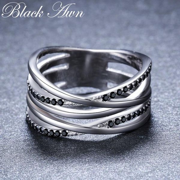 cluster rings 2021 simple 925 sterling silver fine jewelry engagement black spinel round ring for women anillos mujer g063, Golden;silver
cluster rings 2021 simple 925 sterling silver fine jewelry engagement black spinel round ring for women anillos mujer g063, Golden;silver