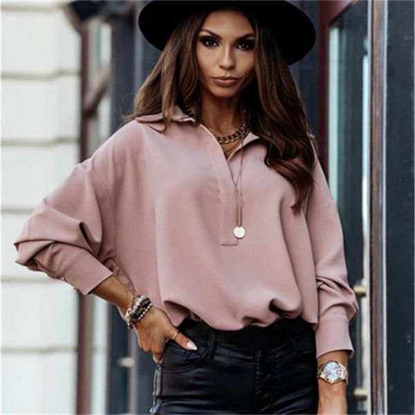 women's blouses & shirts ladies shirt 2021 early spring fashion solid color lapel women chiffon simple temperament lantern long sleeve, White
women's blouses & shirts ladies shirt 2021 early spring fashion solid color lapel women chiffon simple temperament lantern long sleeve, White