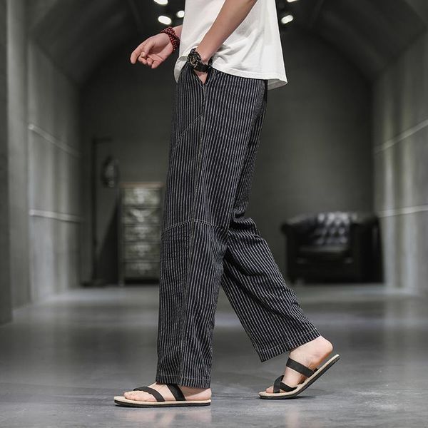men's pants mens sweatpants streetwear loose 2021 casual trousers men striped oversize jogger harem male fashion pockets, Black
men's pants mens sweatpants streetwear loose 2021 casual trousers men striped oversize jogger harem male fashion pockets, Black