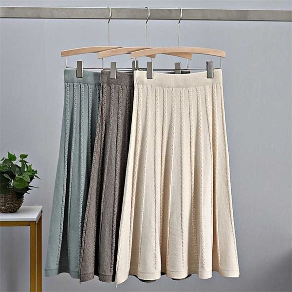 gigogou thick warm women pleated skirts elastic high waist knitted sweater autumn winter long a line midi black skirt 211214
gigogou thick warm women pleated skirts elastic high waist knitted sweater autumn winter long a line midi black skirt 211214