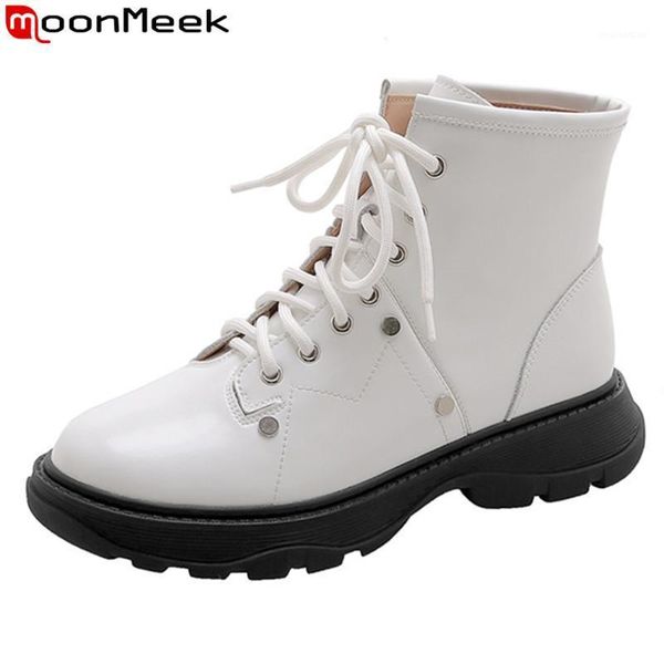 boots moonmeek 2021 fashion ankle genuine leather women comfortable low heel autumn winter ladies shoes1, Black
boots moonmeek 2021 fashion ankle genuine leather women comfortable low heel autumn winter ladies shoes1, Black