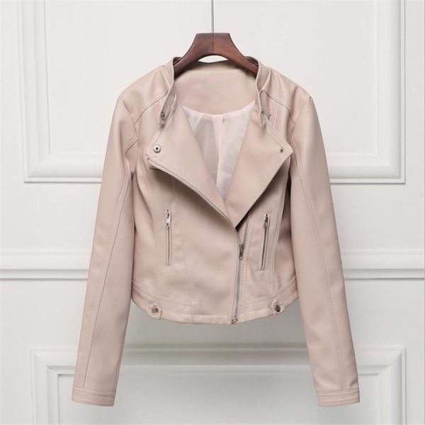 women's leather & faux female oversize pu jacket slim motorcycle coat chaqueta de moto woman spring veste jackets autumn coats, Black
women's leather & faux female oversize pu jacket slim motorcycle coat chaqueta de moto woman spring veste jackets autumn coats, Black