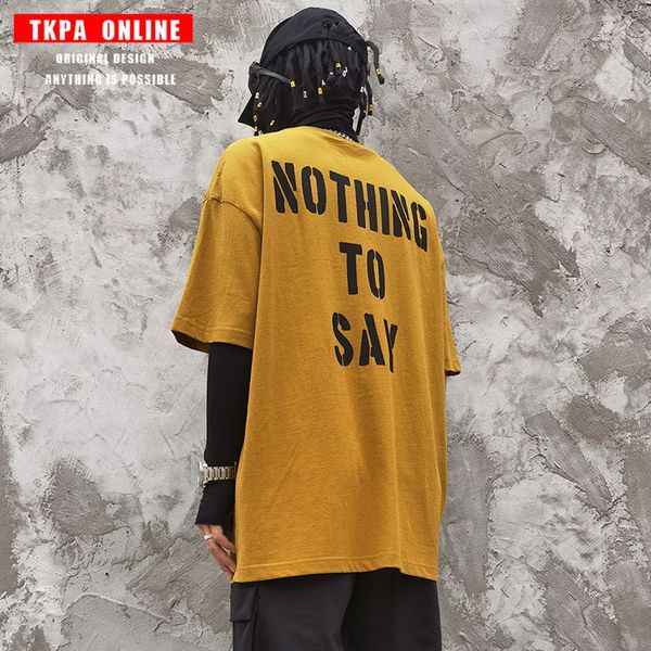 tkpa american ovesize loose and simple half t shirt short sleeve men's trendy hip hop young couple base t-shirt, White;black
tkpa american ovesize loose and simple half t shirt short sleeve men's trendy hip hop young couple base t-shirt, White;black